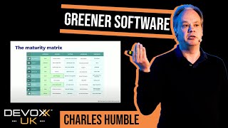 Writing Greener Software Even When You Are Stuck On-Prem by Charles Humble