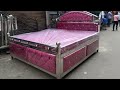 Steel box bed model double head with four side side cushioning 2021 @SUFIYANUL HAQ