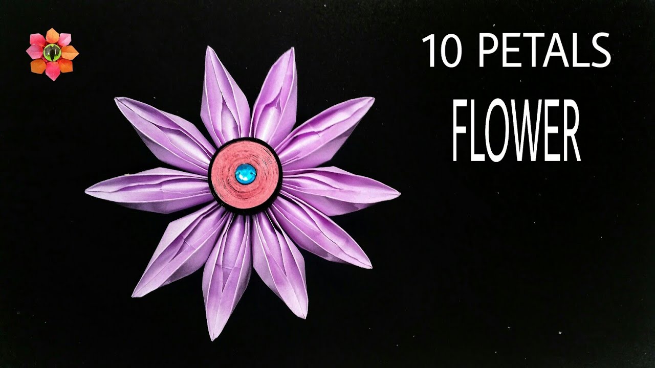 10 Petals Flower DIY Tutorial 83 YouTube