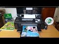 Đánh giá máy in epson l1800, Test thử chất lượng bản in