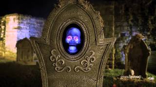 Animated Tombstone with Talking Skull