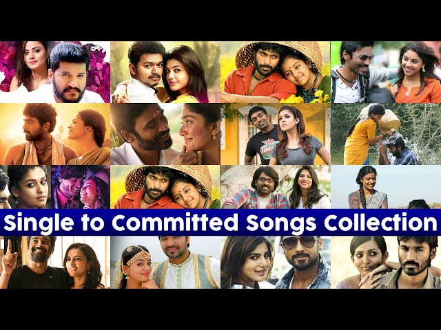 Single to Commited Songs Collections💘 | Tamil movie love jukebox | Dhanush Marudhai class=