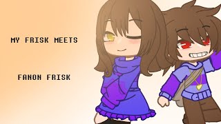 (CRINGE) Old Frisk meet Old Stereotypical Frisk | Undertale | Gacha Club