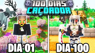 SOBREVIVI 100 DIAS COMO UM CAÇADOR CONSTRUINDO UM ZOOLÓGICO DE MONSTROS MINECRAFT - O FILME