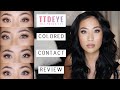 TTD EYE Colored Contact Review | Trinity Brown, JK Brown, Real Caramel, Euramerican Brown-Green