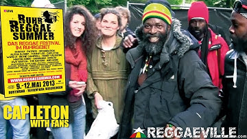 Capleton with Fans @ Ruhr Reggae Summer in Dortmund, Germany 5/12/2013