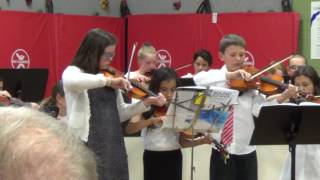 Kelson Violin First Year 5th Grade Spring Program 2016...3 of 4