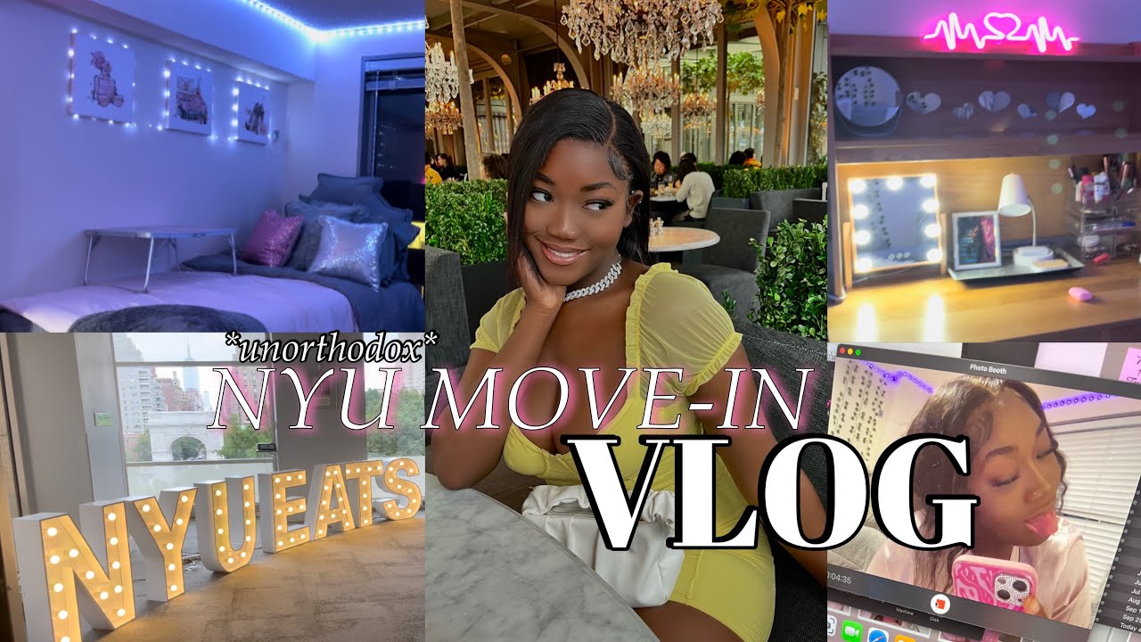 NYU COLLEGE FRESHMAN MOVE IN DAY VLOG 2022 university hall YouTube