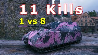 World of Tanks Maus - 11 Kills | 1 VS 8