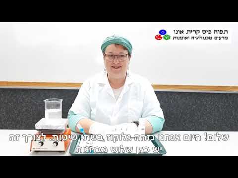 זיהוי גלוקוז - תפוח פיס קרית אונו