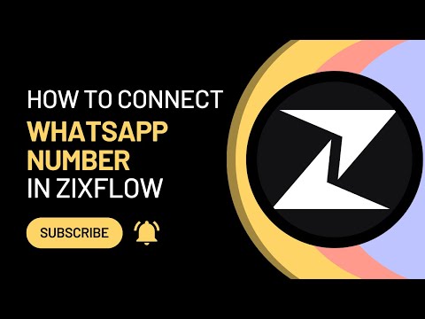 How to Connect WhatsApp Number? | Zixflow - video from Zixflow