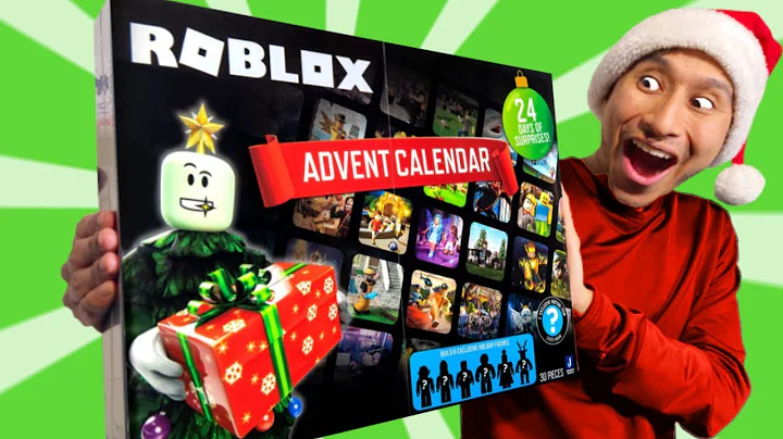 Unboxing Roblox Advent Calendar and Free Codes For Fans