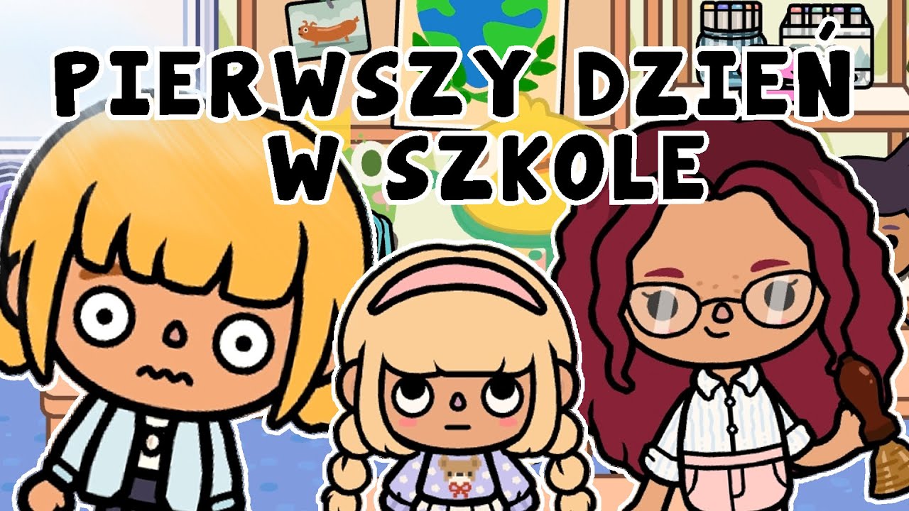 PIERWSZY DZIEŃ NATALKI W NOWEJ SZKOLE 💚 NIENAWIŚĆ & PRZYJAŹŃ 💛 TOCA BOCA TOPIK I TOPCIA