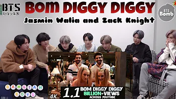 BTS REACTION VIDEO ON BOLLYWOOD HIT SONG ( Bom Diggy Diggy ) FT. BTS • JASMIN WALIA AND  ZACK KNIGHT