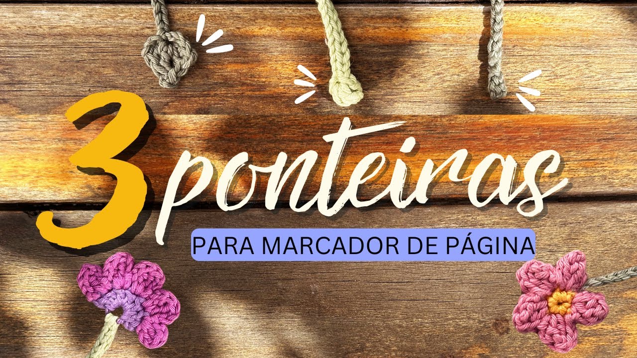 Marcador de página: 3 tipos de ponteiras encantadoras! 