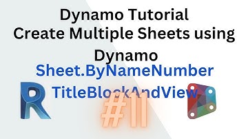 Create Multiple Sheets using Dynamo. | Revit Dynamo Malayalam Tutorials