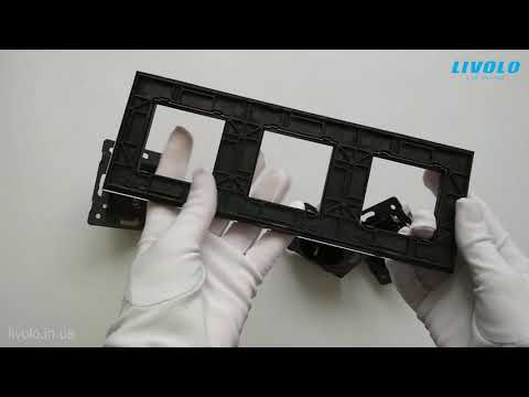 Розетка комбинированная livolo на 3 поста компьютерная rj45, ТВ и 2-е бытовые стекло, видео 2