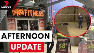 Woman allegedly stabbed at Sydney gym | 7 News Australia screenshot 1