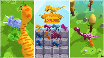 Dino Evolution: Merge Dinosaur - Gameplay Walkthrough Part 1