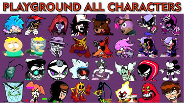 FNF Character Test | Gameplay VS My Playground | ALL Characters Test