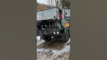 17,6L Diesel V12 Start After Years #coldstart