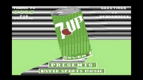 7 Up - Hyper Sports Music - Demo - C64 - 1985