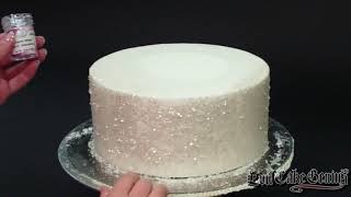 Edible Glitter Squares For Cakes