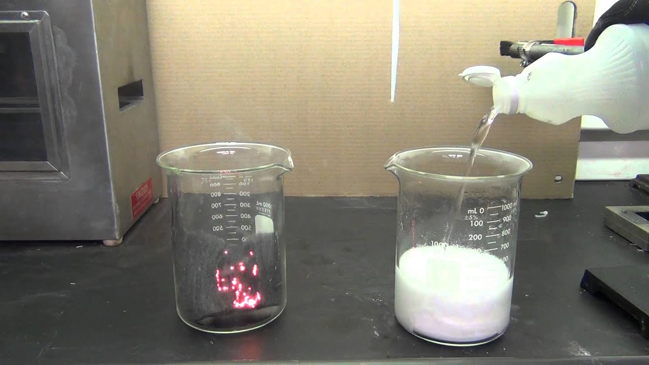 CO2 gas on smouldering steel wool virtual laboratory YouTube
