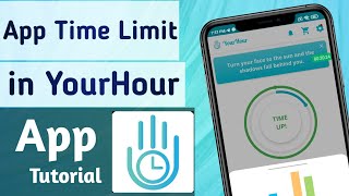 How to Set App Time Limit & Lock Apps After Exceeding Time in YourHour App screenshot 2
