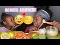 A BOY KISSED HER ON HER CHEEK! |SEAFOOD BOIL MUKBANG ~EATING SHOW