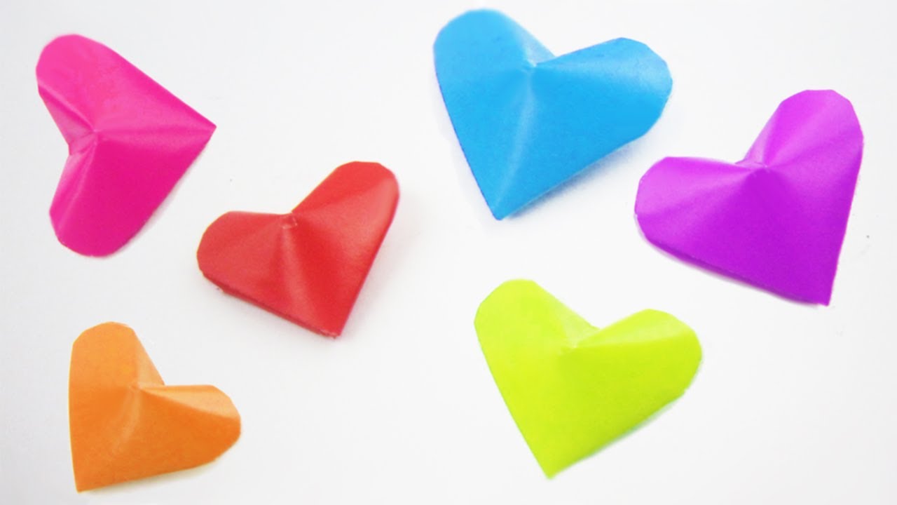 How To Make Origami 3d Lucky Hearts Ideas On How To Use Them Ep Simplekidscrafts