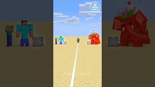 Herobrine vs Elephant⚡Stone Throw Challenge💥|credit by@oreETV|#minecraft #shorts