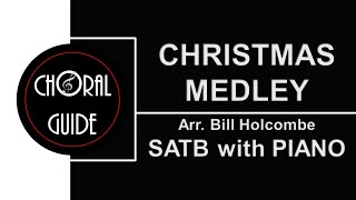 Christmas Medley - SATB with PIANO (Arr B Holcombe)