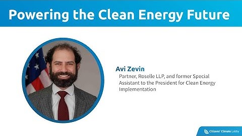#CCL2025 Fall Conference: Powering the Clean Energy Future with Avi Zevin