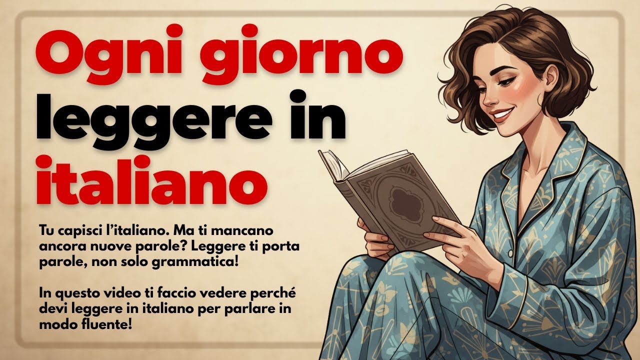 Impara l’italiano leggendo | Parla fluentemente con questo trucco