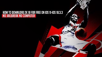 How To Download NBA 2K18 Free no jailbreak no computer iOS 11 supported
