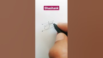 Shashank Name Signature Request done