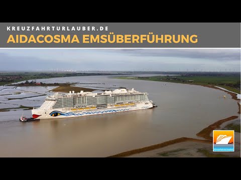 WOW! AIDAcosma - Emsüberführung Meyer Werft 23.10.21 - AIDA Cruises