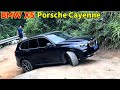 豪華SUV越野挑戰！ BENZ GLC300 VS BMW X5，保時捷卡宴聲音充滿力量感！#越野 #BMWX5 #BENZ #保時捷