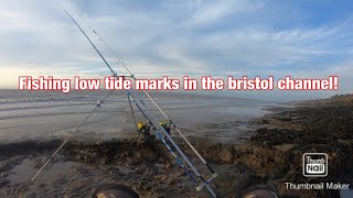 Fishing low tide marks in the BRISTOL CHANNEL