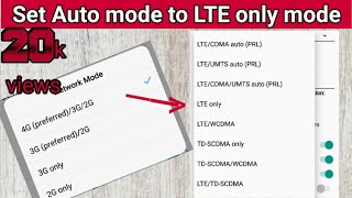 Set 4G mode only screenshot 5