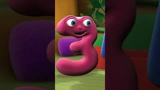 Who’s The Tallest? 3 vs 4 Showdown! | #Numberjacks #Shorts #kidsvideos #learnmaths