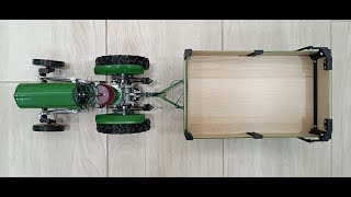 Málem jsem ho do Vánoc nestihl dokončit. (open rc traktor)