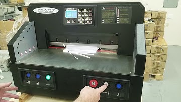 Guillotine EC19 PRO V2 Proper Cutting Procedure