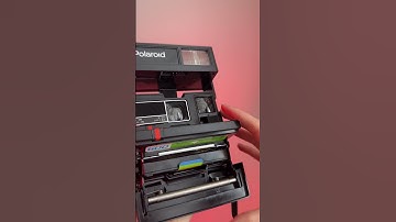 📷 Polaroid One Step Flash Red Stripe #shorts