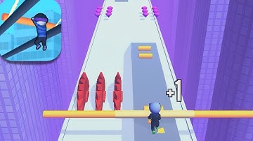 ROOF RAILS 🏢🙃🏢 Gameplay Walkthrough All Levels iOS,Android games | Level 23-24