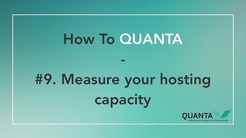 How to #9. Measure your hosting capacity
