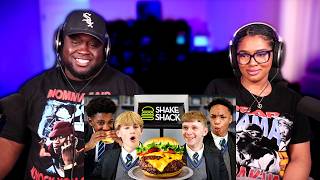 Kidd and Cee Reacts To British Highschoolers try Shake Shack!