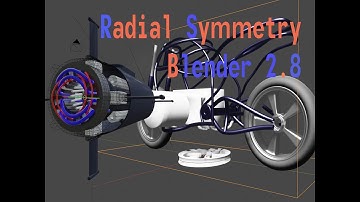Blender 2.8 Radial Symmetry with Array and Curve Modifiers.