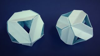 Простая оригами кусудама из модулей | Простой способ сделать модульную Origami Kusudama [Без Клея]